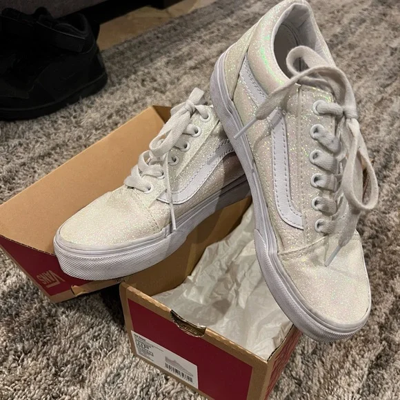 Glitter Vans Vans Colour Changing Shoes Vans Shoes Girls Glitter